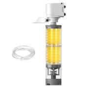 Générique Filtres pour Aquarium Système De Nettoyage par Circulation d'eau | Filtre Aérateur Multistade Silencieux pour Bassins Aquatiques Eau Douce et Salée