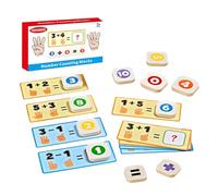 Générique Finger Counting Board - Wood 24x12cm | Preschool Addition