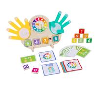Générique Finger Counting Math Toy Clock, Educational Learning Device, Portable Preschool Teaching Aid with Sturdy Build, Comfortable Reliable Daily Use, Premium Quality Homeschool Accessory 0,27 kg