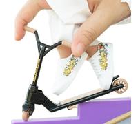 Générique Finger Scooter, Mini Two-Wheel Fingertip Game, 4.13 inches, Durable Alloy Build, Realistic Movement Action, Interactive Desk Skill Trainer for Party Favors, Teens Family Youth Play