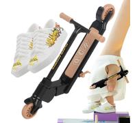 Générique Finger Scooters, Two Wheel Toys, 4.13 inches Tiny Fingerboard Scooter & Portable Design, Educational Fingertips Movement for Boys, Girls, Youth, Teens, Adults, Family, and Friends