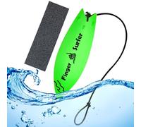 Générique Finger Surfboard - 12cm ABS Material, Fingerboard Toy, Lightweight Design | Adjustable Strap, Wind Surf Simulation, Wind Surfing Toy for Beach Lovers, Kids, Travel Entertainment