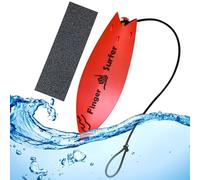 Générique Finger Surfboard - 4.72x1.50x0.08 inch Air Surfboard Toy with Finger Cords | Aerodynamic Wind-Powered Surfboards for Kids Teens Adults | ABS, White/Red/Green/Blue, Collectible