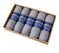 Générique Fingering Weight Yarn - Soft Scarf Yarrn Alpaca Wool Crochet Thread | Comfortable Crocheting Beginner Yarns | Breathable Fingering Sock Weight Yarn for Scarves, Hats, Sweaters
