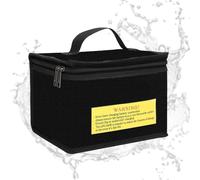 Générique Fireproof Battery Storage, Household Batteries Pouch, Heatproof Containers, Sturdy Material, Secure Closure, 8.46x5.71x6.5 inches, Perfect for Storing Dry Cells and Accessories