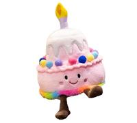 Générique First Birthday Cake Toy - Plancherie Musicale, Chant de Coussin en Peluche | Happy Tune Doll, Soft Infant, Toddler Gift Toy, Girls Celebration Prop, Mignon Huggable Lighted Cake Novelty