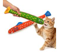 Générique Fish Cat Toy - 19.69 inch Plush Squeaky Catnip Chew Pillow