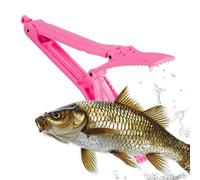 Générique Fish Grips - Fish Control Clamp Tong Tackle | Foldable Fishes Gripper with Serrated Teeth | Portable Non-Slip Fishes Catcher Pliers for Saltwater Kayak Boat Lake Rock Ice Fishing Angler