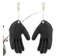 Générique Fish Handling Gloves | Non-Slip Catfish Gloves with Magnet Release | Fishing Supplies for Camping Trolling Beach Kayak Freshwater Lake Inshore Boating