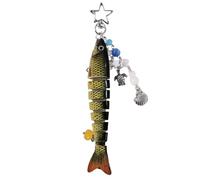 Générique Fish Keychains, Wallet Charm, 6.89x1.18x0.79 Inches Aesthetic Decoration, Versatile and Easy to Attach, Fish Pendant Keypurse for Women’s Backpack, Purse, Handbags, Bag Accessories