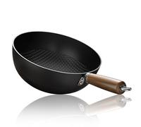 Générique Fish Scale Pattern Flat Bottom Non-Stick Pan,20-28 Cm - Fish Scale Non-Stick Pan,for Cooking,Suitable Cooker Gas Stir Fry Pans (B,26cm)