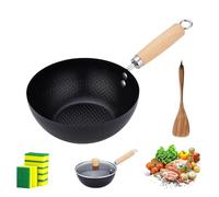 Générique Fish Scale Pattern Flat Bottom Non-Stick Pan,2025Upgraded Non-Sticks Household Cooking Pan,for Induction & Gas Stoves (8.7in)