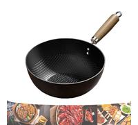 Générique Fish Scale Pattern Flat Bottom Non-Stick Pan with Lid, Fish Scale Pattern Flat Bottom Non-Stick Pan with Lid (7.8in)