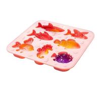 Générique Fish Silicone Mold 7-Cavity Sea Animal Chocolate Mould Desserts | Fish Shaped Mold For Beginner Professional Bakery Kitchen Restaurant Resin Artwork Birthday Party Food Crafting
