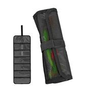Générique Fish Tackle Bag, Waterproof Saltwater Hook Cover 25.2x9.06 inches, Portable Foldable Pouch for Gear, Kayak Storage for Husband, Anglers, Boat Trips, Beginners & Enthusiasts