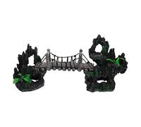 Générique Fish Tank Aménagement Paysager Pont Suspendu Décor Fish Tank Rocaille Aquarium Pont- Aquarium Pont en Arc Chauffe-Aquarium Naufrage Aquarium Pont pour Fish Tank Aquariums Air