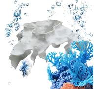 Générique Fish Tank Cave - Polylactic Acid, Aquarium Tank | Natural Hiding Place with Recessed Base and Viewing Window for Fish Shrimp Corydoras and Substrate-Friendly Decoration