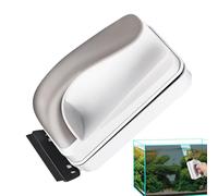 Générique Fish Tank Cleaner, Magnetic Glass Scrubber, 4.85x3.19in Double Side Brush, Anti Scratch Floating Design, Strong Magnet Grip for Home Aquariums, School Labs, Office Tanks, Apartments