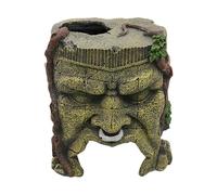 Générique Fish Tank Decor, Resin Aquarium Decorations, Realistic Landscaping Ornaments, Material, Hand Painted Detail, 1 Piece, Multicolor, for Reptile, Home Aquariums, 5.51x4.72x4.33inches,