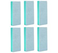 Générique Fish Tank Glass Cleaner, Window Cleaning Brush, Stain Removal Tool, Polishing Scrub Pads, 6-Piece Set for Pond Tile Stove Wall Kitchen Shrimp Terrarium Betta Aquarium, 3.54x1.57x0.47 inches