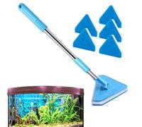 Générique Fish Tank Scrubber - Aquarium Scrubber for Evaluation | Glass Tanks Scraper Sponge Tool with Resilient Build Sl or Cleaning, Home and Professional Kitchen Pond Utility