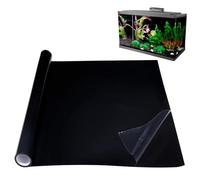 Générique Fish Tank Wallpaper - Aquarium Backdrop for Seamless Decor | PVC Material with Static Cling Design, Black Color Finish, 30x200cm Or 40x200cm Size, Easy Installation, Perfect for Aquarium