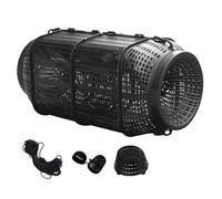 Générique Fish Trap, Crayfish Cage, Portable Crab Net and Black Fishing Accessory for Catching Eel, Shrimp, Turtle in Lake, Pond, Saltwater, Freshwater, Outdoor Marine Angling Tool