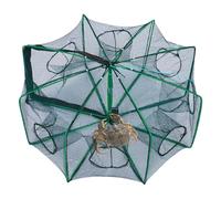 Générique Fish Trap, Folding Crab Cage, Escape-Proof Fishing Trap Net Cages, Strong and Lightweight Design, Easy to Use Transport, Ideal for Lake, Shrimping, Camping, Kayak, Beach, Pond, Freshwater