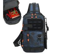 Générique Fishing Backpack, Waterproof Sling Tackle Bag, Portable Fish Storage Wrap, Lightweight Strong Design for Shore Fishing, Surf, Bass, Catfish, Walleye, Saltwater, and Travel Use