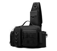 Générique Fishing Bags, Lightweight Fishing Backpack, 14.57x8.27x5.12 inch Adjustable Shoulder Strap, Weather-Resistant Fabric, Multifunctional Catching Fish Sling for Outdoor Use