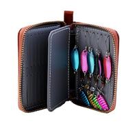 Générique Fishing Bait Bag, Worm Storage Pouch, 8.4x14.9cm/3.31x5.87 inches Anti-Scratch Organizer Case, Compact Bait Holder, Durable Zip Pouch for River, Lake, Beach, Boat, Shore Fishing