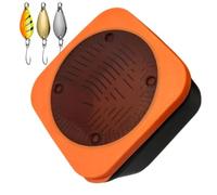 Générique Fishing Bait Container Portable - Compartment Lure Organizer Box | | Heavy Duty Waterproof Adjustable Divider Slots Secure Latch Tackle Box Fishing Live Bait Earthworm Storage