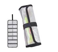 Générique Fishing Bait Roll-Up Bag - Transparent Waterproof Tackle Wrap Organizer | PVC Folding Storage for Lures, Hooks & Gear, Large Capacity for Men, Women, Teens, Outdoor Use