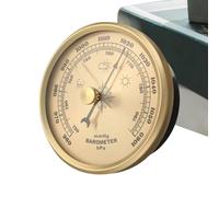 Générique Fishing Barometer - Portable Pressure Change Indicator for Men and Women, Outdoor Barometers for Fishing, Hiking, Hunting, Boating, Lake, Surfing, Camping Activities 2.76x2.76x1.57 inches
