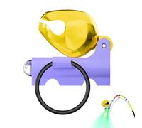 Générique Fishing Bells with Light - 4cm Waterproof Wireless Lightweight Stable Indicator, Useful Fishing Tools, for Bank Raft Dark Rod River Water Sea Lake Saltwater