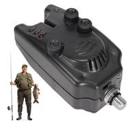 Générique Fishing Bite Alarm - Adjustable Smart Fish Alert with LED Light | Equipment for Pier, Sea, Night, Bank, Competitive Angling, Boat, Ice Fishing, Kayak, Outdoor Gear, Angler Accessories