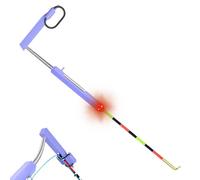 Générique Fishing Bite - LED Sensor Alert, Adjustable Sensitivity, Portable Angling Device, Durable Water-Resistant Design | Lake Fishing, Saltwater River Night Travel