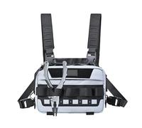 Générique Fishing Chest Pack, Outdoor Chest Bag, Lightweight Tactiical Vest Carrier with Pockets for Hiking, Cycling, Jogging, Camping, Tackle Storage, Outdoor Activities Travel Gear