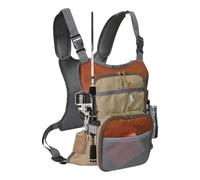 Générique Fishing Chest Pack | Tackle Storage Backpack with Multiple Compartments | Chest Pack Fishing | for Outdoor Running Hiking Kayaking Travel Bait Surf Trail Boat