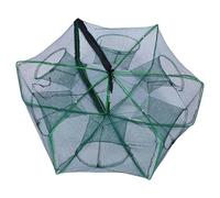 Générique Fishing Crab Trap - Portable Foldable Fish Cage | Sturdy Cast Net Trap for Catching Lobsters Small Fish Shrimp Crayfish Crabs, Fishing Gear for Freshwater Saltwater Outdoor Use