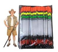 Générique Fishing Floats Set - Buoy Bobber Stick for Fish, 80 Pcs Vertical Buoys Marine Fishing Thickened FishingFloats | FishingGear and Accessories Great for All Fish Species