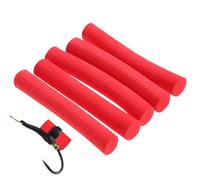 Générique Fishing Foam Stick, 5X EVA Foam Cylinder Float for Fly Tying & Rig Making, High-Density Buoyant F́OAM Poles for Carp Pike, Lightweight Versatile Craft Material F́Or Pond River Fishing