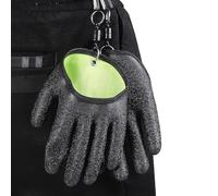Générique Fishing Glove, Magnet Gloves, 5.91x7.87x0.79 inches Black Waterproof Fisherman Durable, Catfish Gear for Men, Women,Boyfriend, Husband, Father, and Professional Angler Accessory