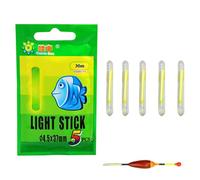 Générique Fishing Light Stick - High Visibility Mini Glow Stick for Rod Tip | Will Shine Float Light Śtick Bulk Kit for Shore Fishing, Sea F́ishing, Freshwater F̀ishing