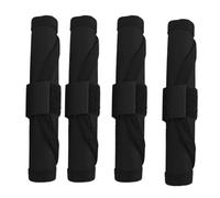 Générique Fishing Lure Covers, Fishing Hook Wraps, 4 Pieces Puncture-Resistant Oxford Cloth Easily See Bait Shield for Safety Storage and Tackle Organization, Compact 5.91x5.91 inches