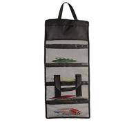 Générique Fishing Lure Storage Bag, Fly Fishing Tackle Organizer, Waterproof Foldable Case, Five Grid Layered Design Large Capacity Compact Size for Freshwater Angling, 24.8x11.42 inches
