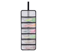Générique Fishing Lure Wrap - PVC Roll Up Design, Space Saving, Water Resistant Material | Durable Bait Cover, Compact Organizer Pouch Storage Accessory Gear for Dad Mom Teens Women Boys Golfers