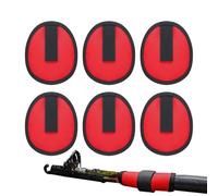 Générique Fishing Lures, Bait Storage Protectors, Set of 6 Protective Lure Guard Sturdy Storage Accessories, Fish Tackle Covers, for Ice Rods, Trolling and Outdoor Gear Protection, 3.94 inch