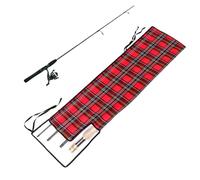 Générique Fishing Pole Storage Bag - 4-Compartment Protective Cover, Fishing Rod Holder, Rod Sleeve, Multi-Purpose Trawling Gear Organizer for Boat, Shore, Lake, River, Travel, Outdoor