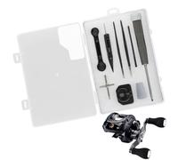 Générique Fishing Reel Maintenance Tool Kit for & Baitcasting Reels | Stainless Steel, Complete Disassembly Set | Professional Repair & Cleaning Kit for Anglers